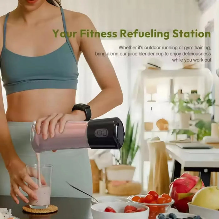 500Ml Cup Rechargeable Portable Blender For Smoothies