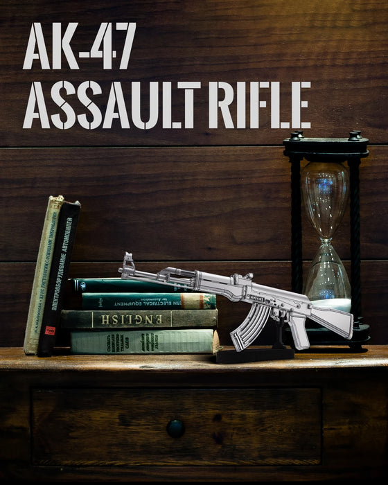 Adult 3D Metal Ak 47 Puzzle Kit For Diy Crafts & Gifts