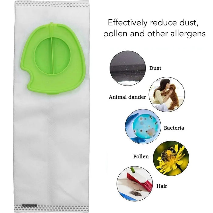 10 Pack Replacement Dust Bags For Gtech Pro Bagged Vacuum Cleaner Atf301