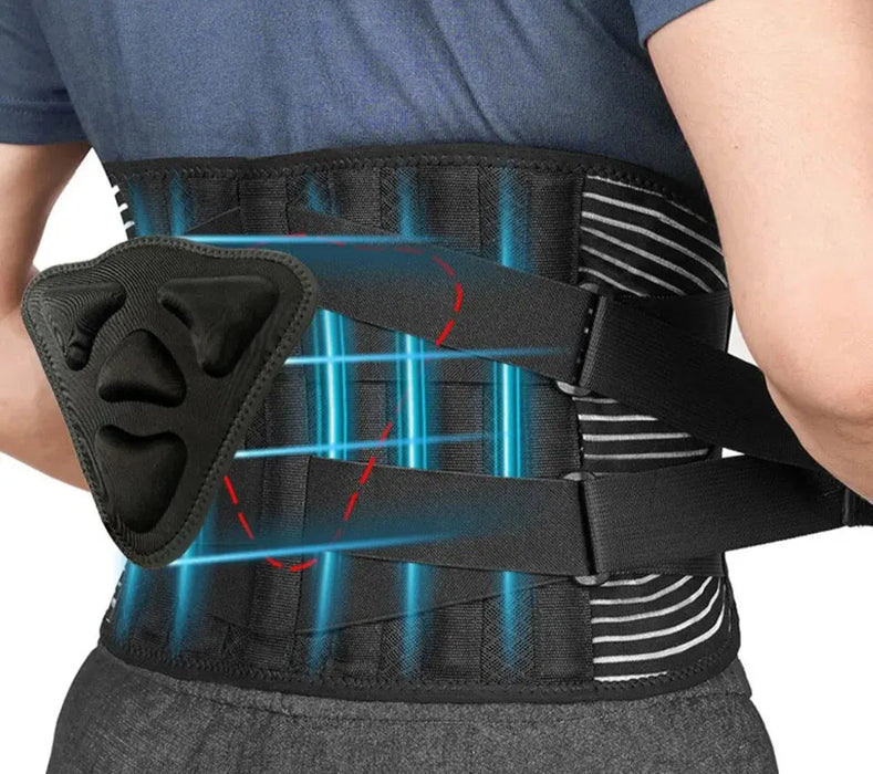 6 Stays Lumbar Support Belt For Gym Pain Relief