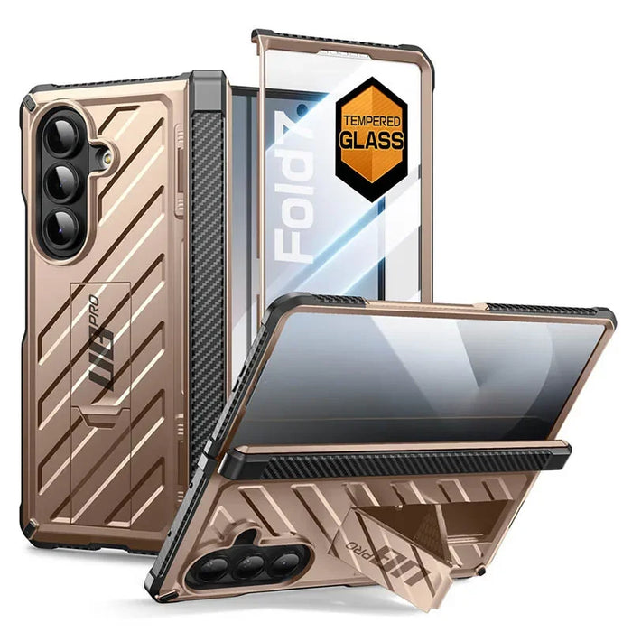 For Samsung Galaxy Z Fold 7 Ub Pro Full Shockproof Heavy Duty Rugged Phone Case With Built-In Screen Protector