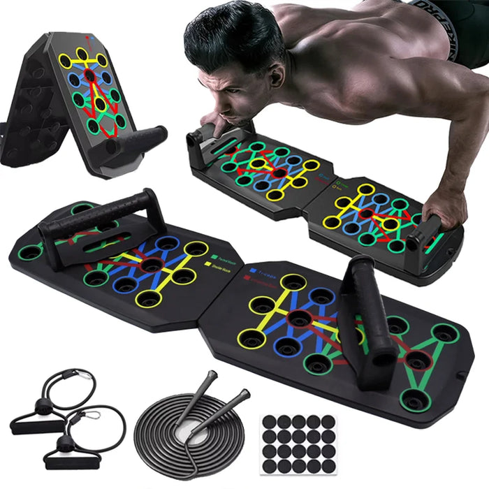Foldable Push Up Board For Full Body Training