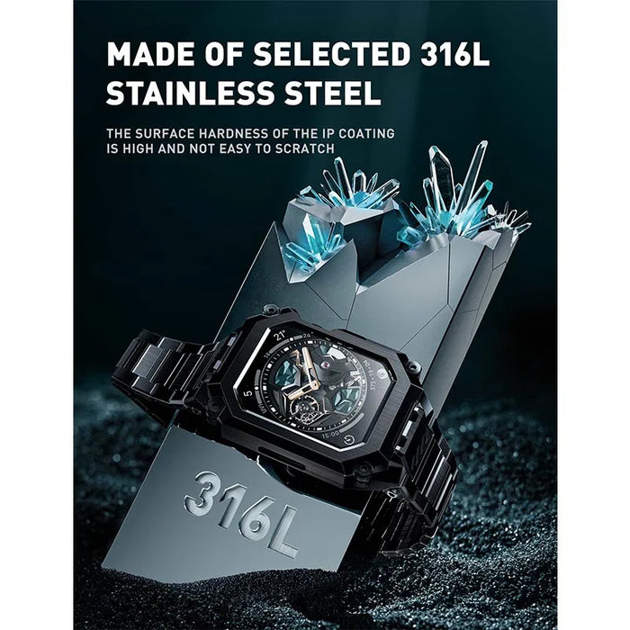 For Apple Watch 9 / 8 / 7 / 6 / 5 / 4 / Se2 / Se 45 / 44Mm Ub Steel Series Stainless Steel Metal Rugged Protective Case