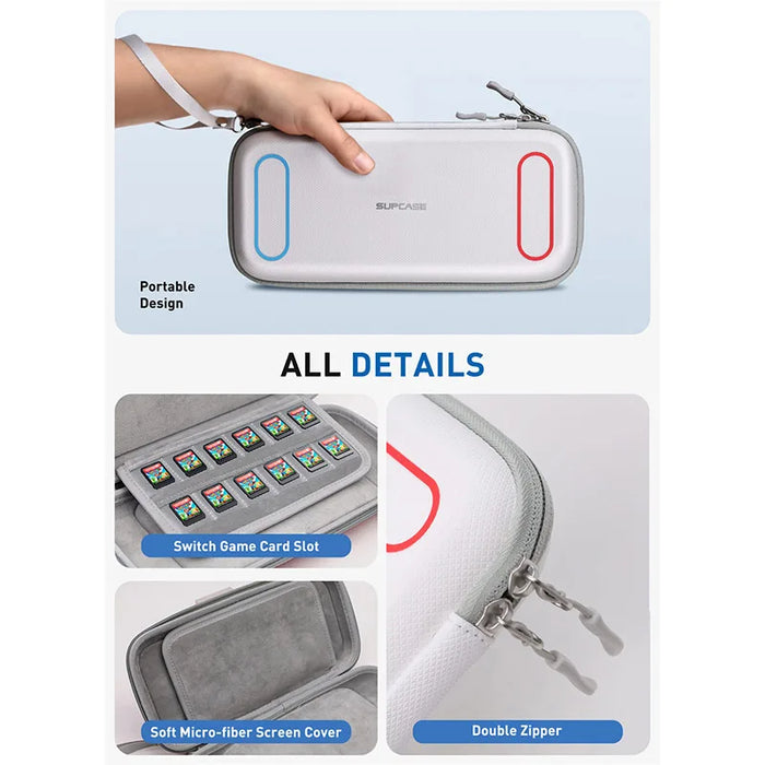 For Nintendo Switch 2 Mini Version Travel Portable Protective Bag / Case With 12 Game Cartridge Slot