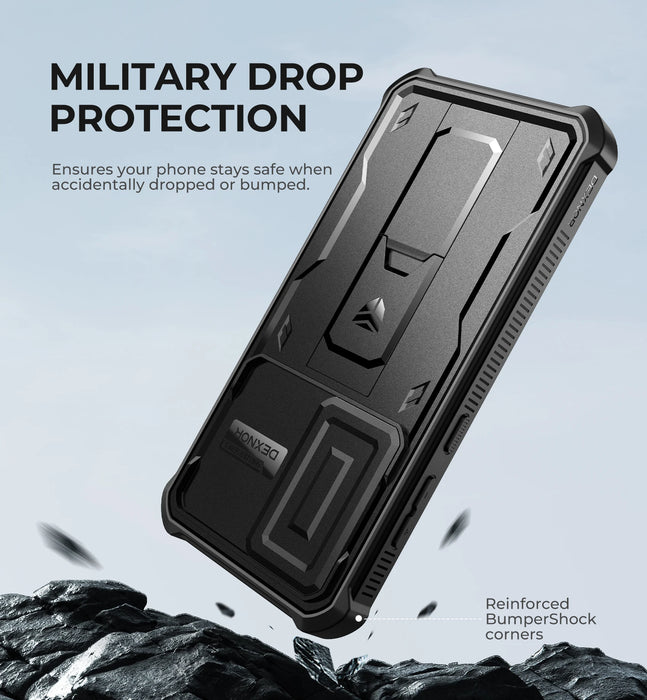 For Samsung Galaxy S24 Fe Full Body Heavy-Duty Rugged Case Built-In Screen Protector With Built-Inslide Camera Case