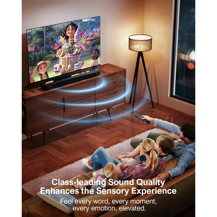 25In Soundbar For Tv Dual Subwoofers 4 Speakers 3D Stereo Bluetooth