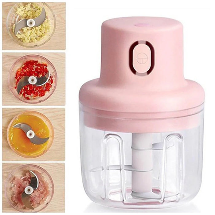 Electric Garlic Chopper & Meat Grinder Durable & Efficient Vegetable Crusher