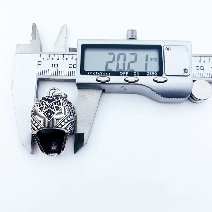 925 Sterling Silver Maori Skull Pendant Ethnic Jewelry For Men & Women