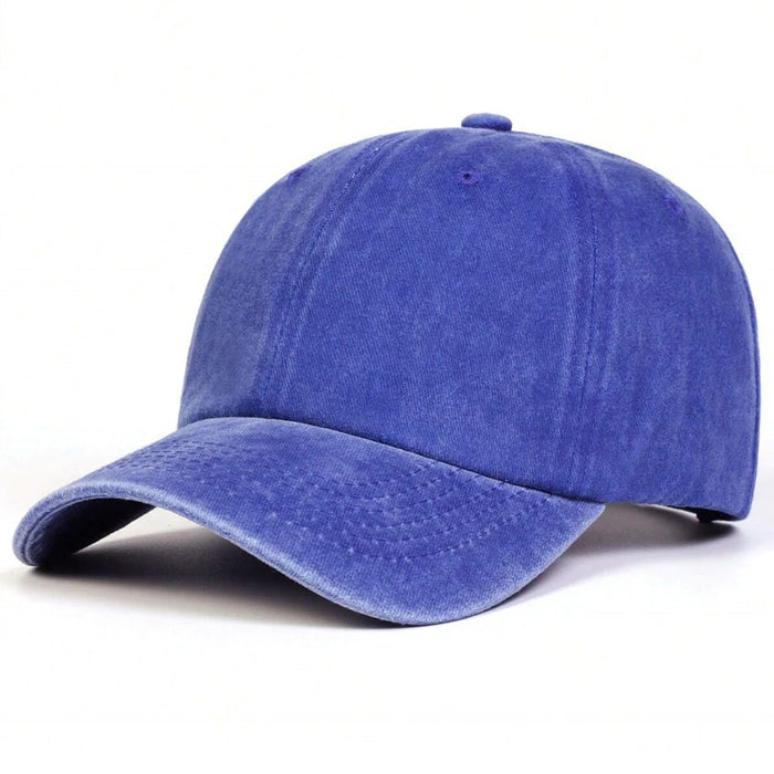 Adjustable Light Wash Baseball Cap For Outdoor Sun Protection