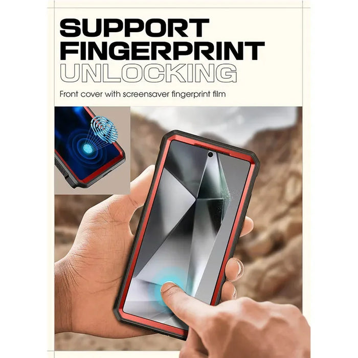 For Samsung Galaxy S25 Ultra Case Full Body Rugged Phone Cover With Built-In Screen Protector