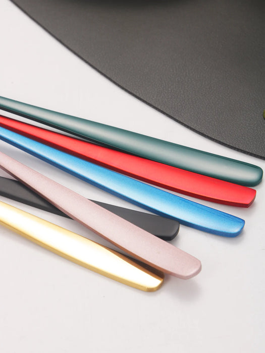 4 Piece Portable Cutlery Set With Box Knife Fork Spoon Chopsticks