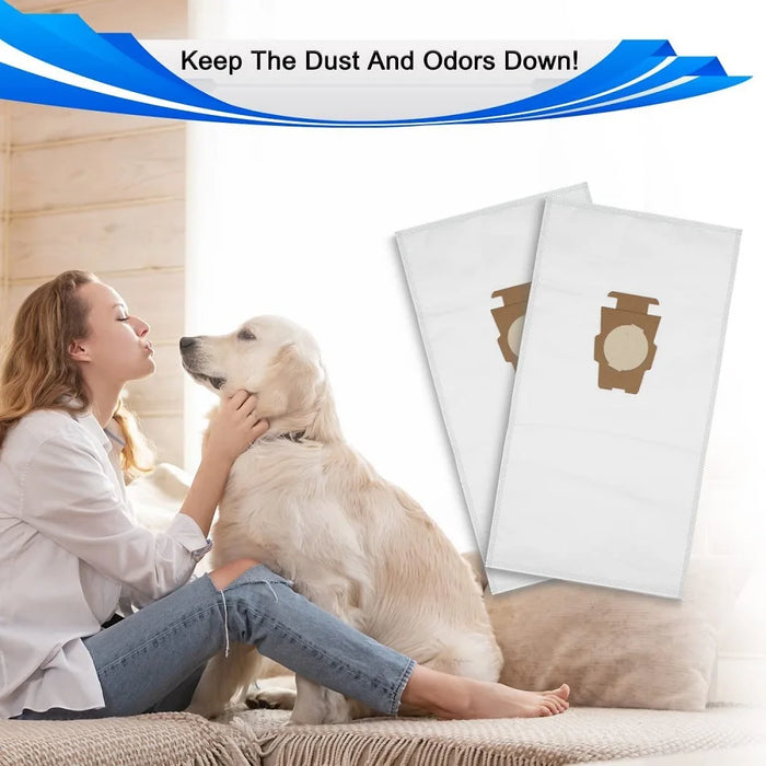 6 Pack Vacuum Cleaner Dust Bags For Kirby 204811 204814 204808 205811 Compatible With Kirby All Generation & Sentria Models