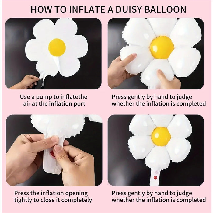 140Pcs Colourful Balloon Garland Daisy Balloon Set Birthday Party Dance Wedding Easter Mother'S Day Home Decor