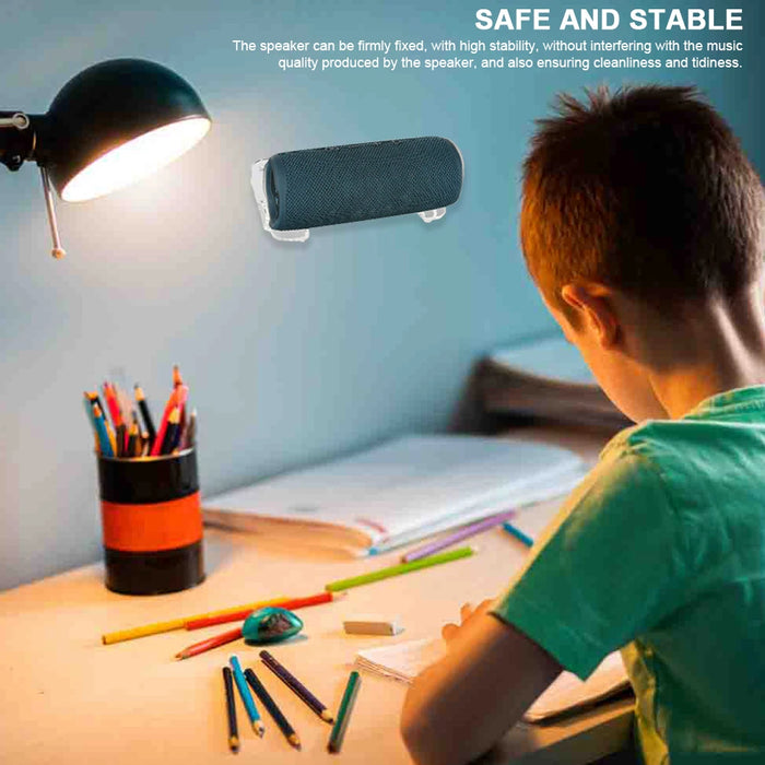 Wall Mount Bracket Speaker Mount With Screw Acrylic Speaker Mounting Bracket For Jbl Flip 6 / Flip 5 / Flip 4 Portable Bt Speaker