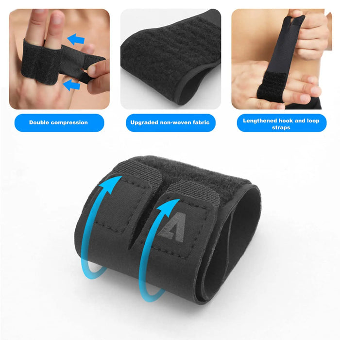Compression Finger Support For Arthritis & Injuries