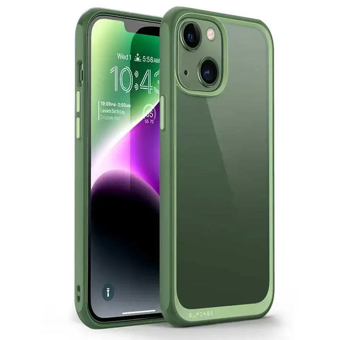 For Iphone 14 2022 / Iphone 13 2021 6.1" Clear Back Ub Style Premium Hybrid Protective Bumper Case
