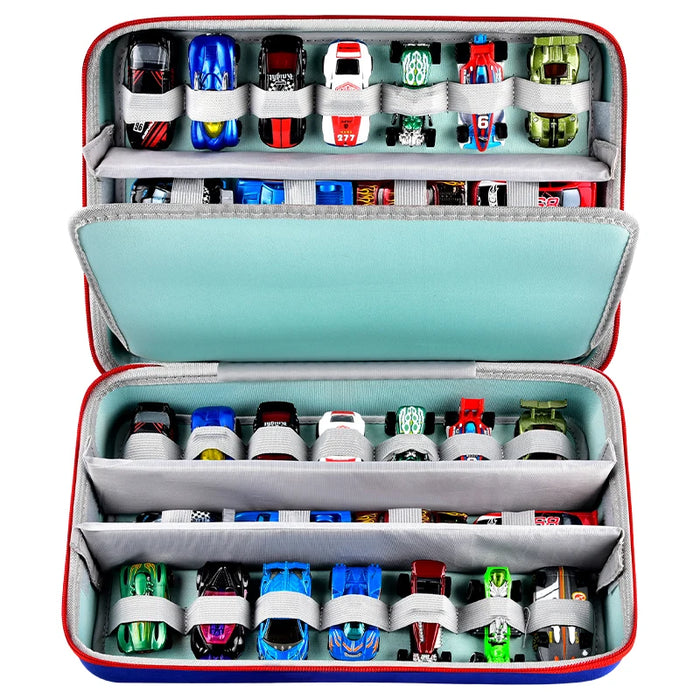Wheels/Matchbox Car Storage Case Fits Under 50 Cars Organizer Bag For Wheel/Matchbox Vehicles