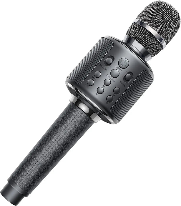 Portable Karaoke Mic Wireless Singing Machine With Duet Record Play Reverb