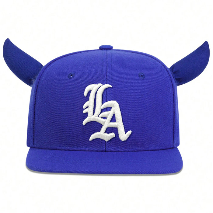 Embroidered Unisex Ox Horn Hip Hop Cap Adjustable Sun Hat