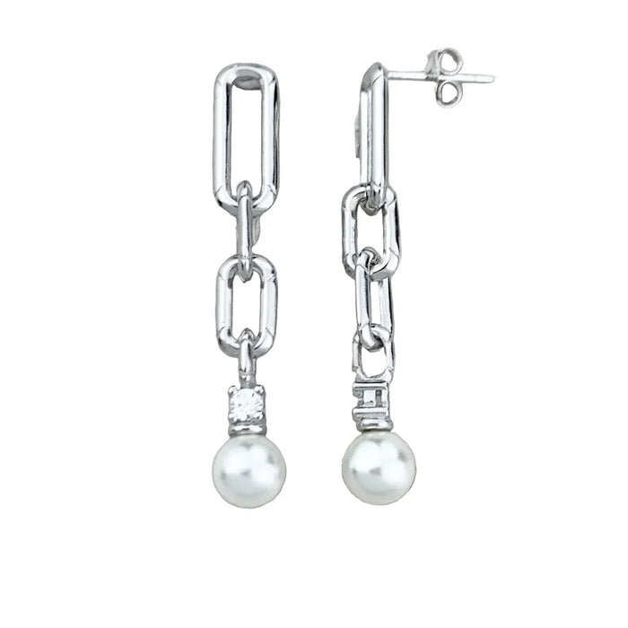 925 Sterling Silver Freshwater Pearl Earrings For Women