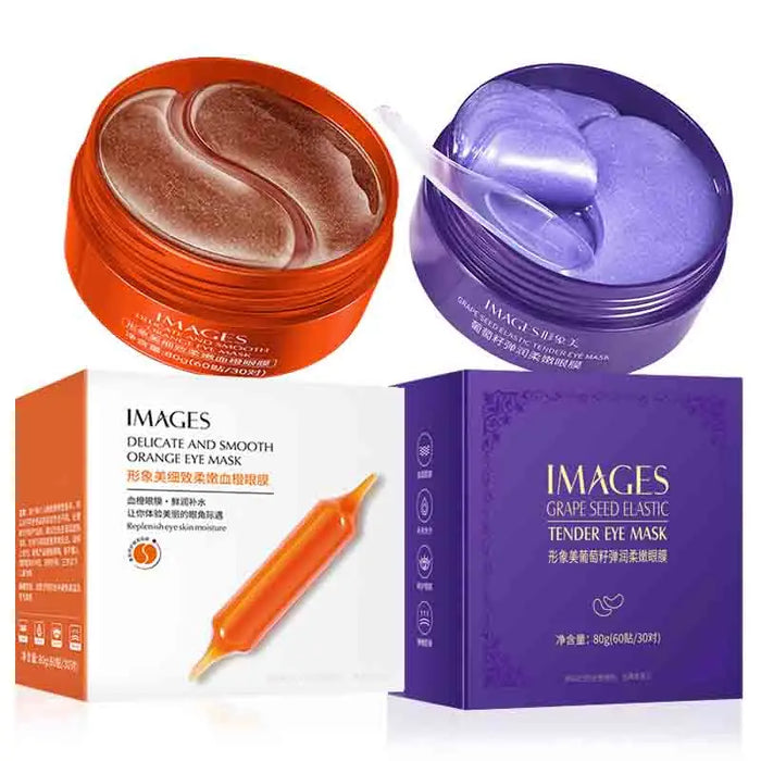 60 Piece Vitamin C Grape Eye Mask For Dark Circles & Bags