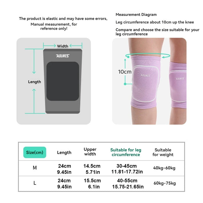 Volleyball Knee Pads For Women & Men Basketball Football Dance Yoga Tennis Running