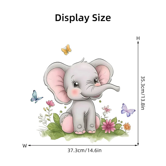 Adorable Elephant Wall Decals For Kids Rooms
