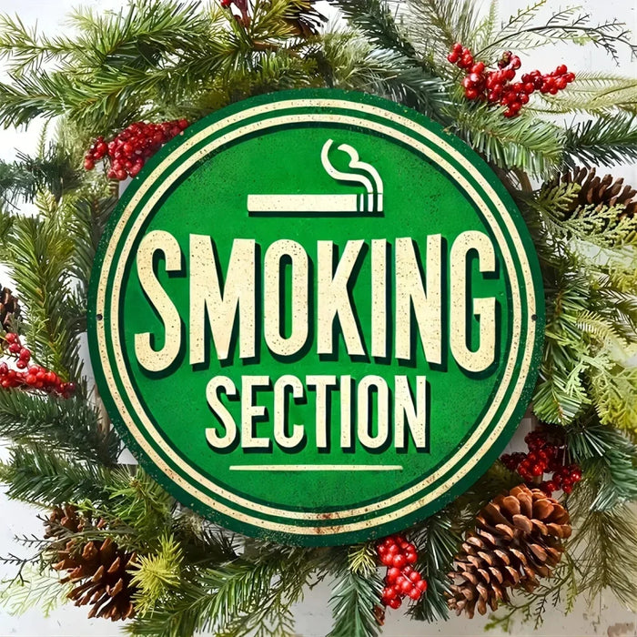 8-Inch Round Metal Sign Durable Wall Art For Home Office Living Room