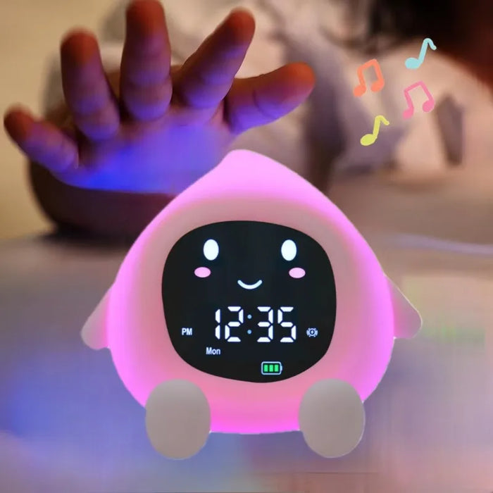 6 In 1 Fruit Shaped Kids' Alarm Clock With Sleep Training & Night Light