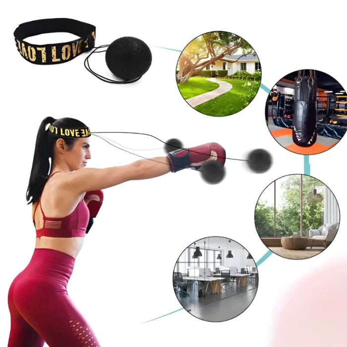 Head Mounted Speed Ball For Mma And Boxing Training