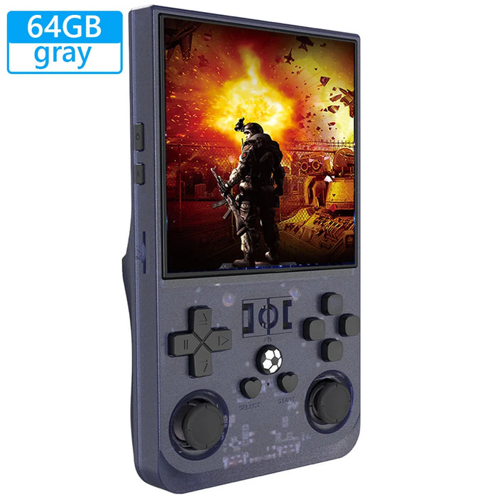 R36Max Retro Handheld Video Game Console Open Source Linux System 4.0 Inch Ips Screen Pocket Video Player Built-In 15000+ Games