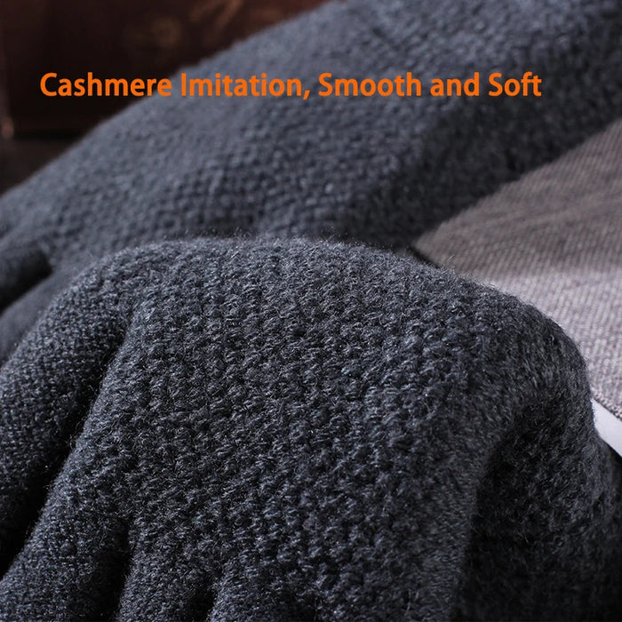 Thick Wool Touch Screen Gloves For Men