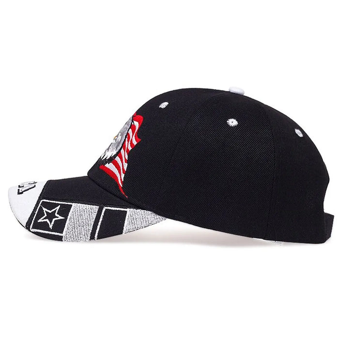 Usa Eagle Embroidered Baseball Cap Adjustable Sun Hat
