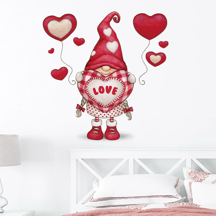 Adorable Cartoon Love Elf Wall Sticker For Kids Room