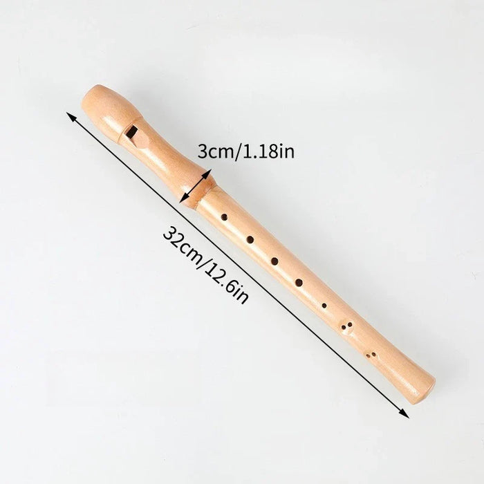 8 Hole Wooden Recorder For Children And Beginners
