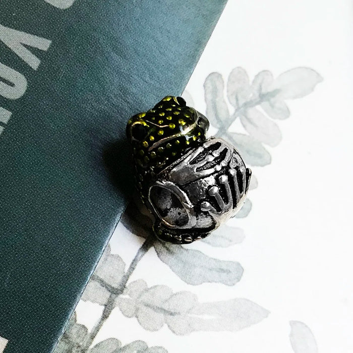 925 Sterling Silver Frog Bead Charm European Diy Jewelry Accessory For Women And Men