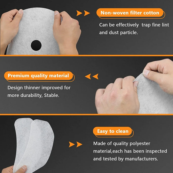 25 Pieces Cloth Dryer Exhaust Filter Universal Dryer Lint Filter Cloth Compatible With Panda Magic Chef Avant Sonya Dryer