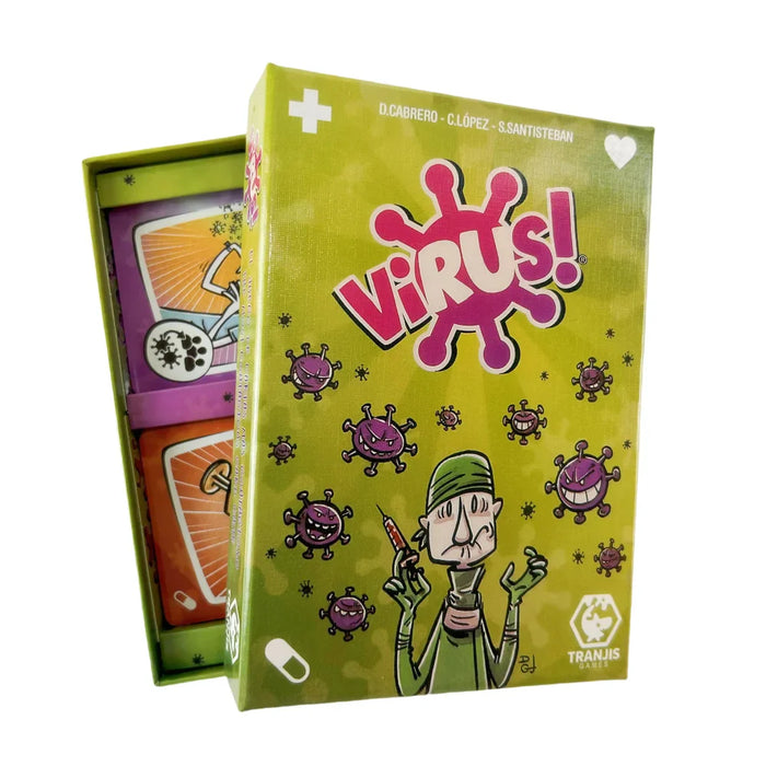 Contagious Fun Virus 1 2 3 Board Game (Spanish / English)