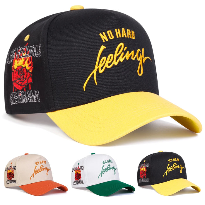 Adjustable Unisex Rose Baseball Cap For Spring / Autumn Sun Protection