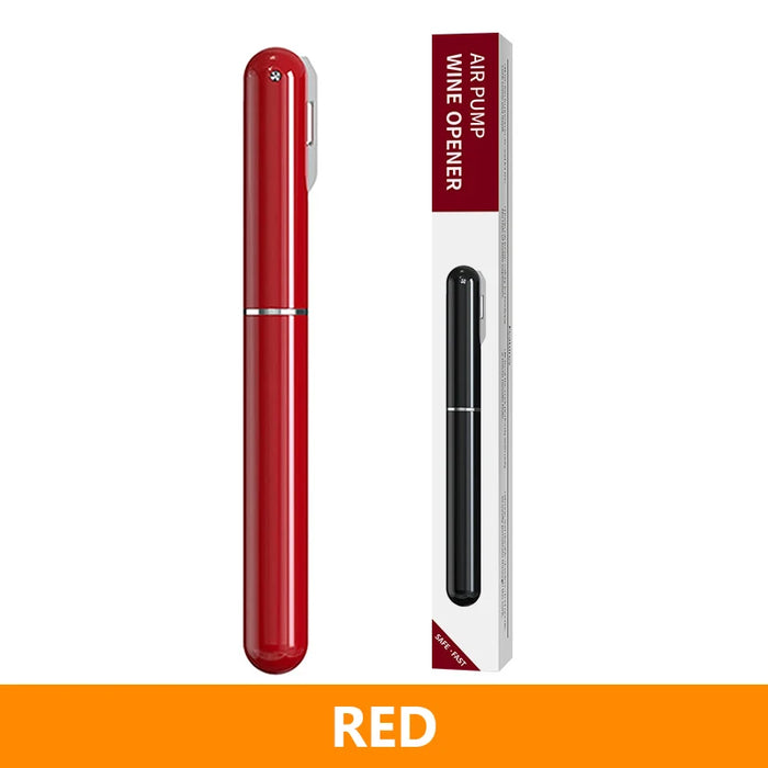 Stainless Steel Air Pressure Wine Opener Easy Cork Removal For Home Parties