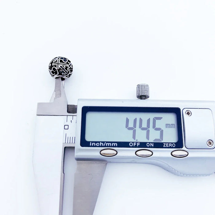 925 Sterling Silver Faith Love Hope Beads Zirconia Charms For Karma European Jewelry