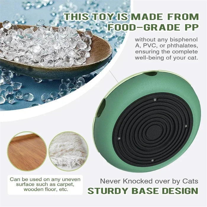 Interactive Cat Ball Toy Teaser High Frequency Swings Kitten Play