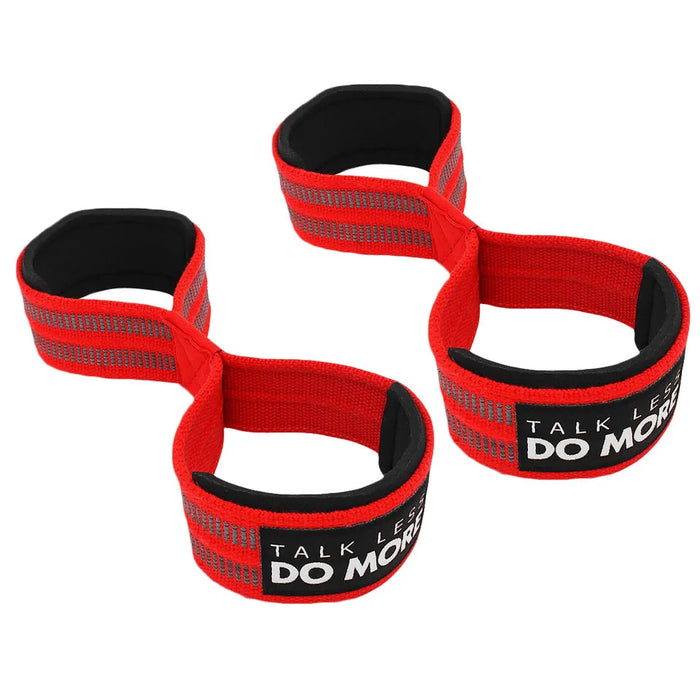 Pair of Anti Slip Weightlifting Straps For Strength Training Deadlifts Crossfit Wrist Support