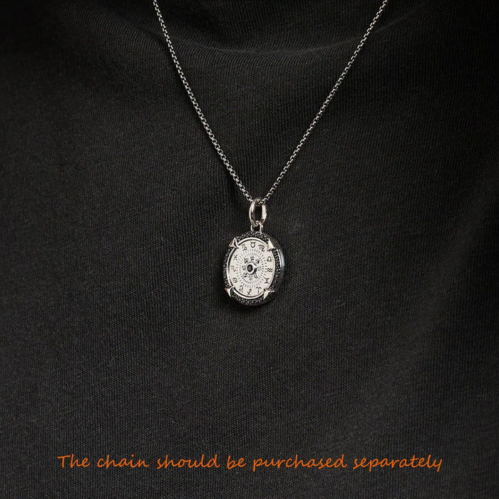 925 Sterling Silver Nature Elements Talisman Pendant Lucky Gift For Women & Men