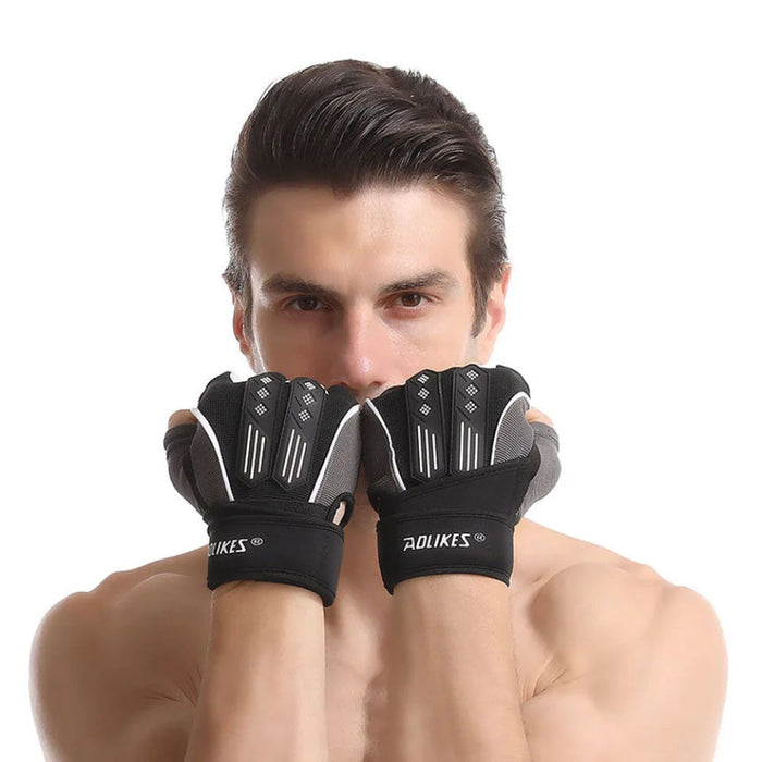 Half Finger Cycling Gloves For Men & Women Shockproof Pad Summer Mtb Bike & Gym Fitness Gloves