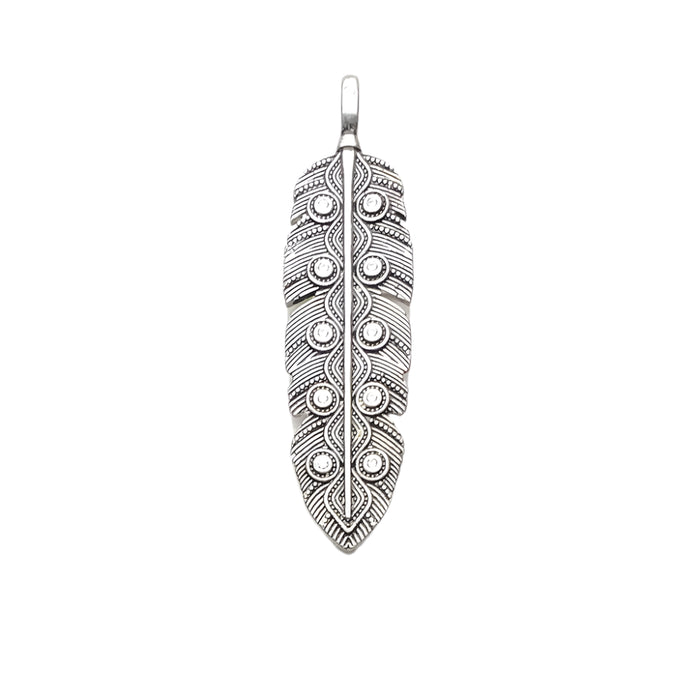 925 Sterling Silver Eagle Feather Pendant Fashion Accessory For Men & Women
