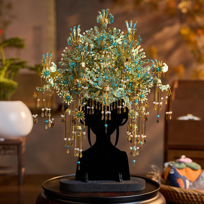 Metal Puzzle Kit For Adults 3D Azure Plume Coronet