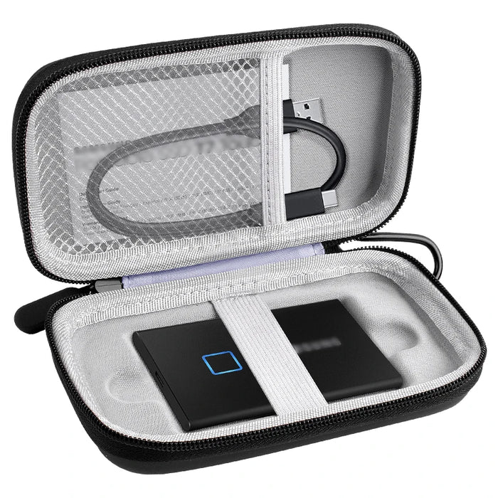 Travel Storage Organizer For Samsung T7/T7 Touch Portable Ssd 1Tb/2Tb Usb 3.2 External Solid State Drive