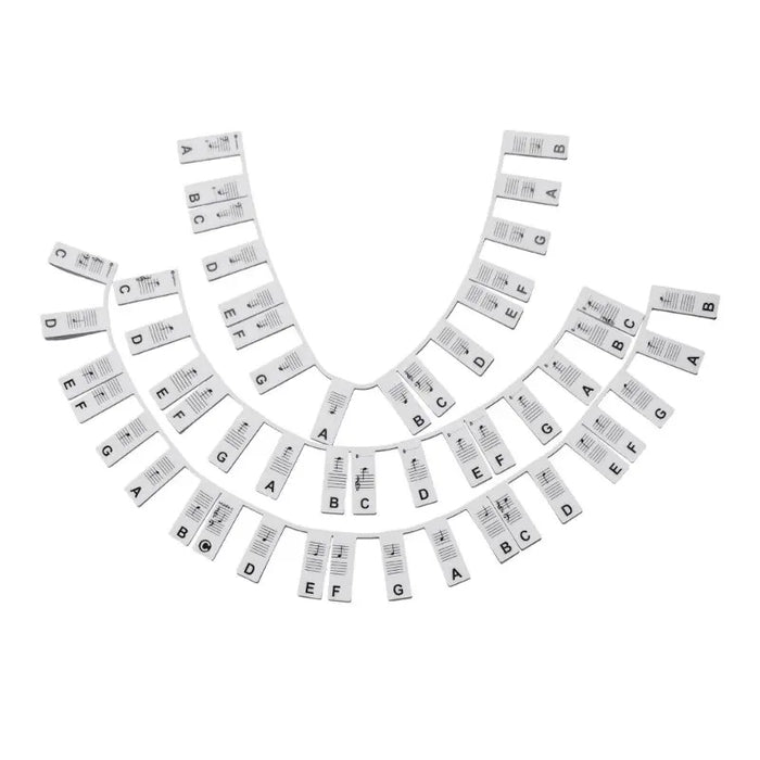 88 / 61 Key Piano Keyboard Stickers For Learning Notes Beginner Guide