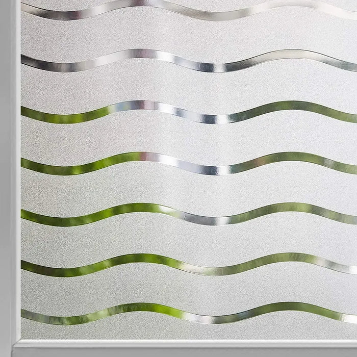 Privacy Window Film - Non-Adhesive Glass Covering